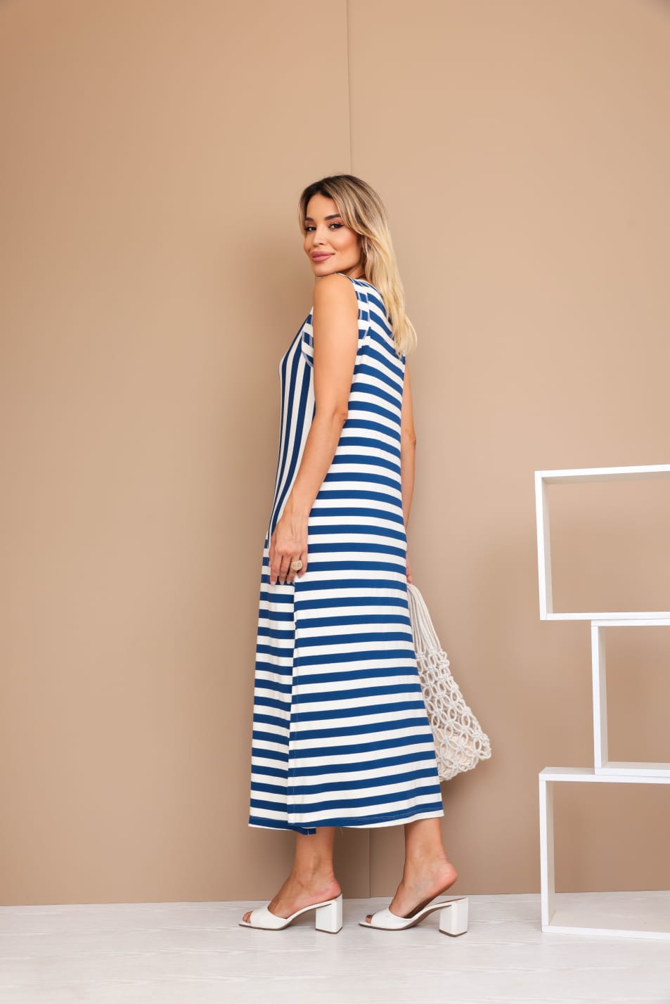 Vestido Classic - Azul
