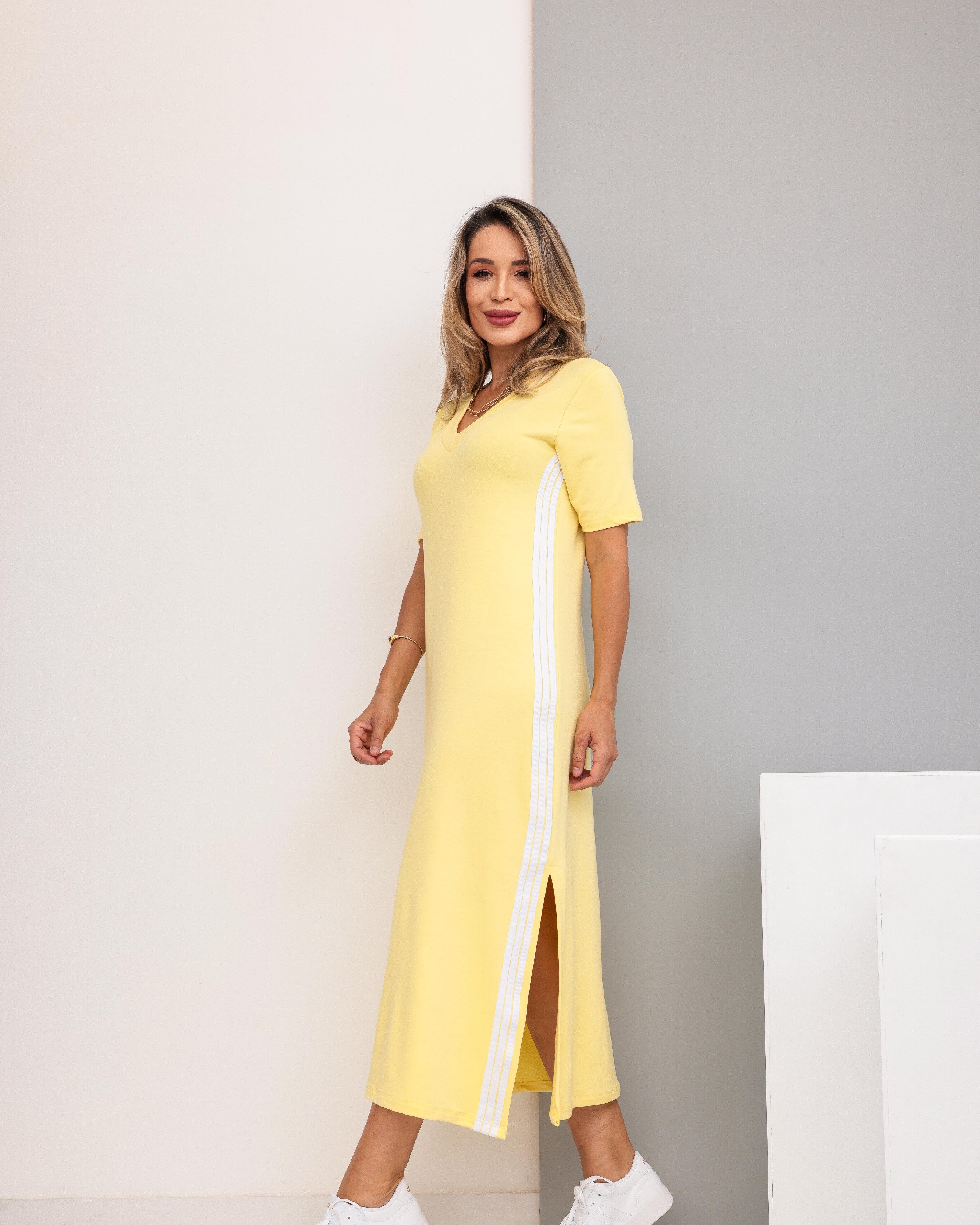 Vestido Cristal - Amarelo