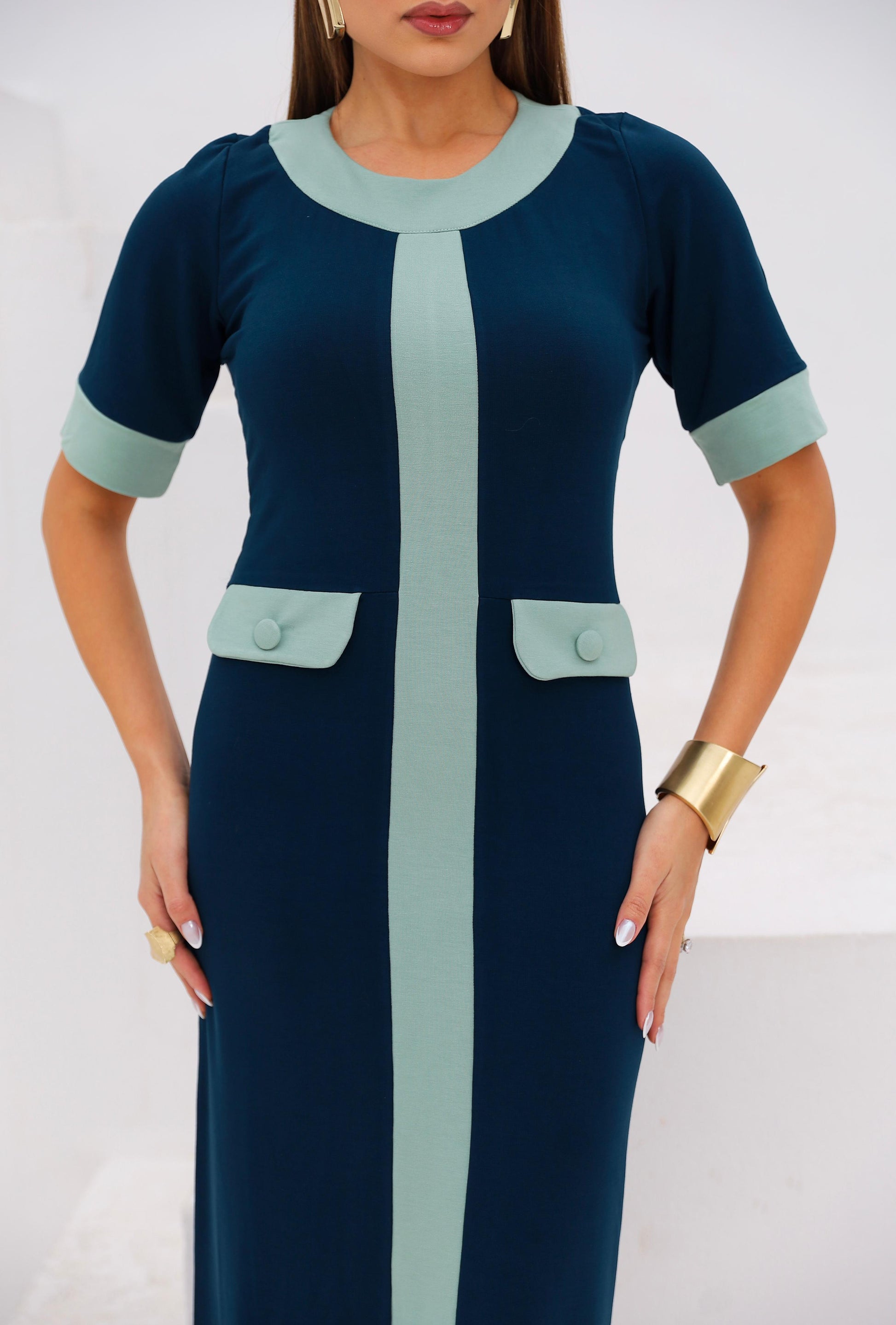 Vestido Dalila - Azul