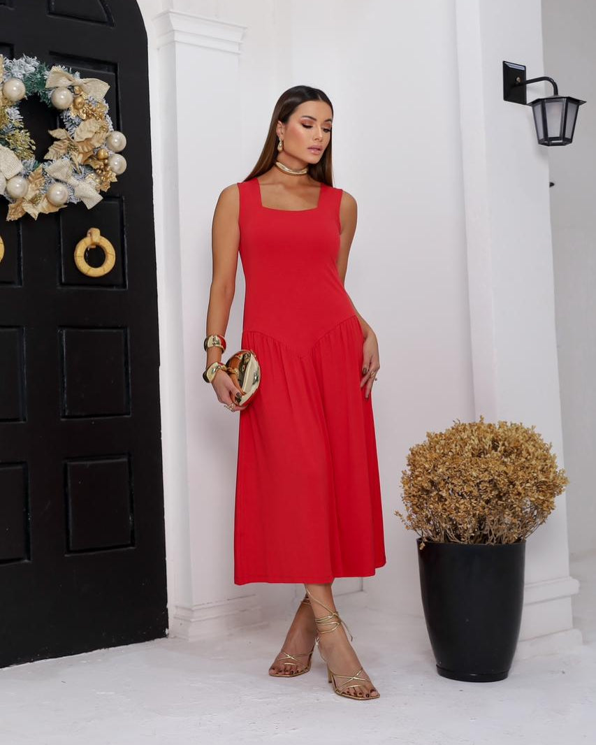 Vestido Divine - Vermelho