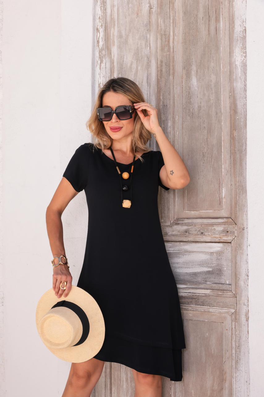 Vestido Duna - Preto