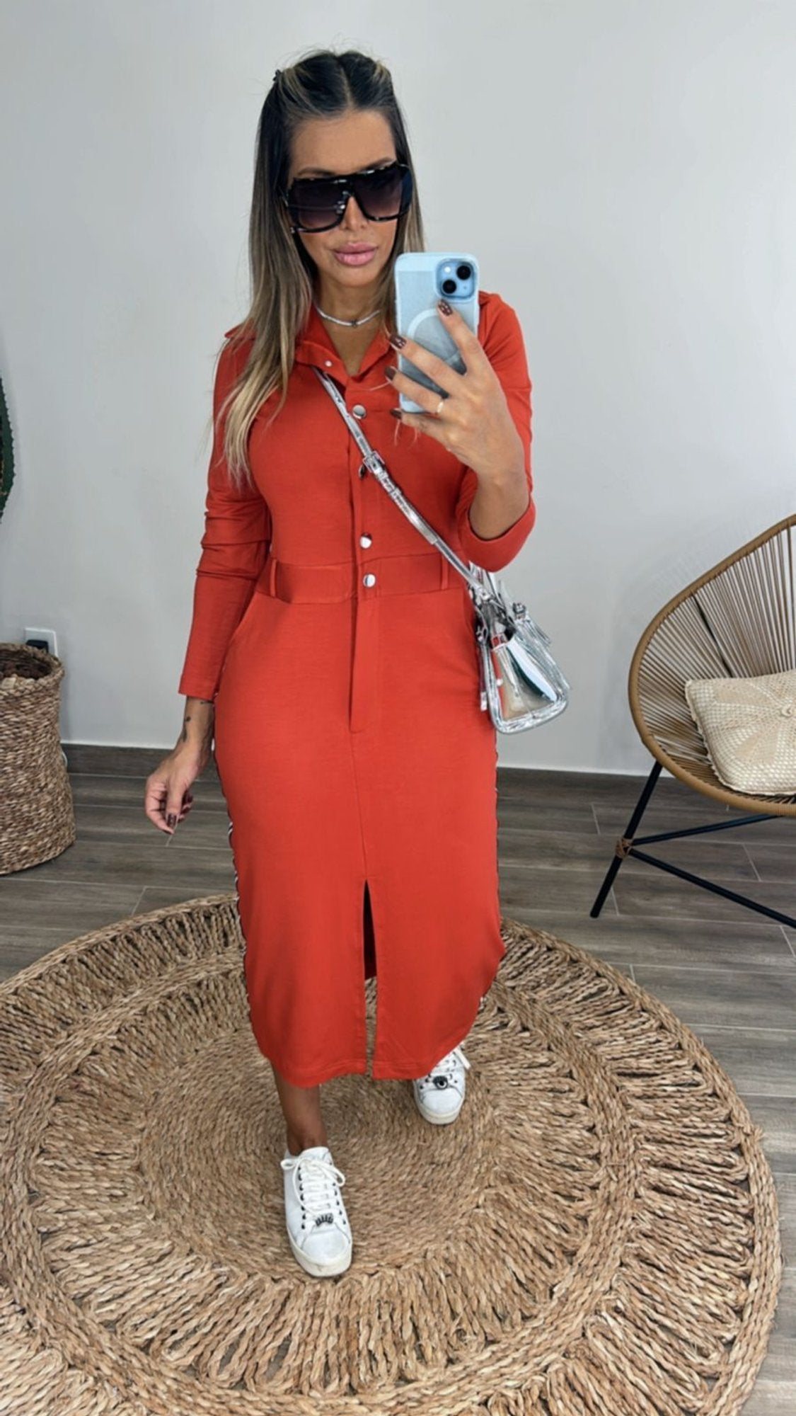 Vestido Los Angeles - Laranja