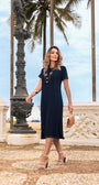 Vestido Maragogi - Azul Marinho