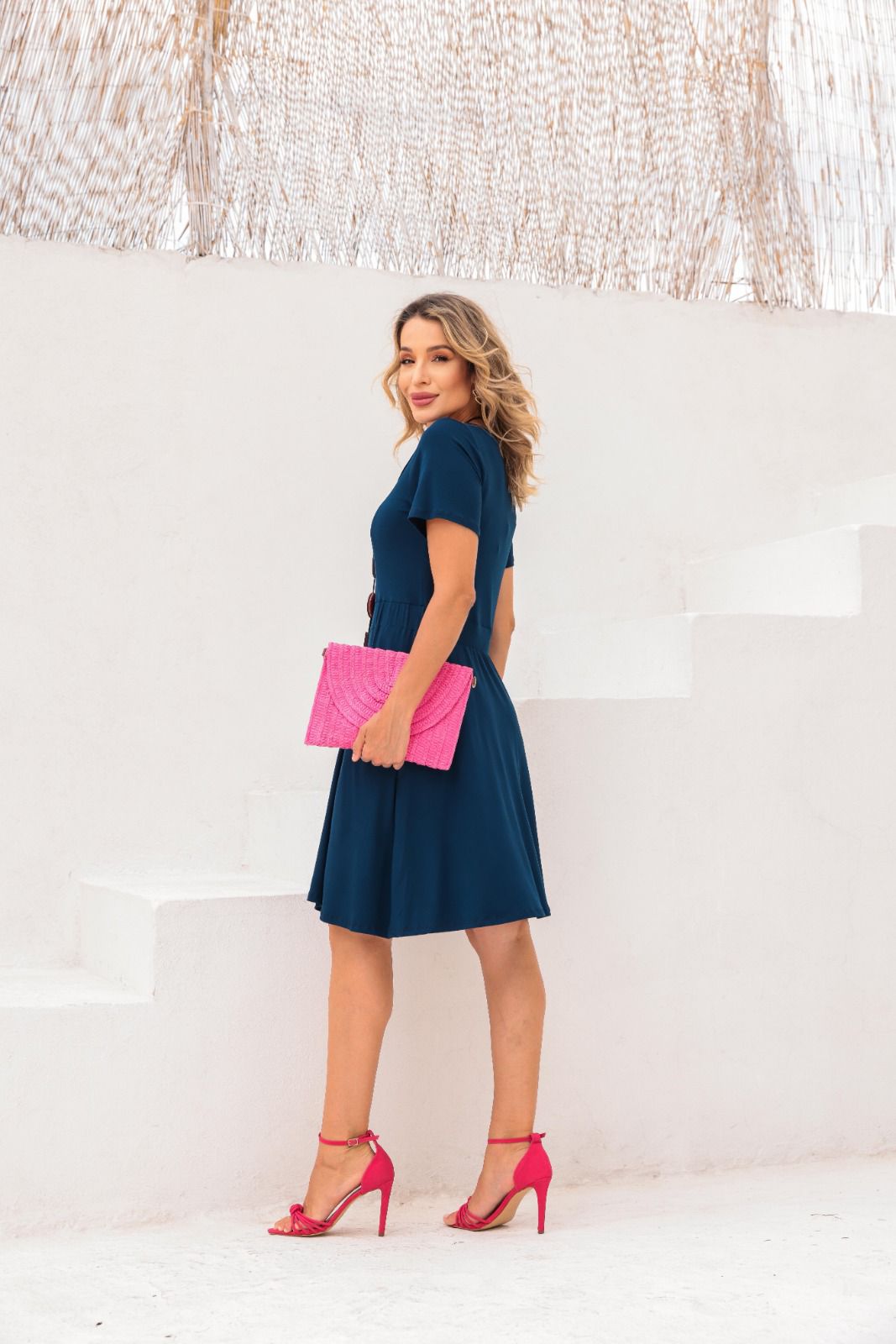 Vestido Maresia - Azul Marinho