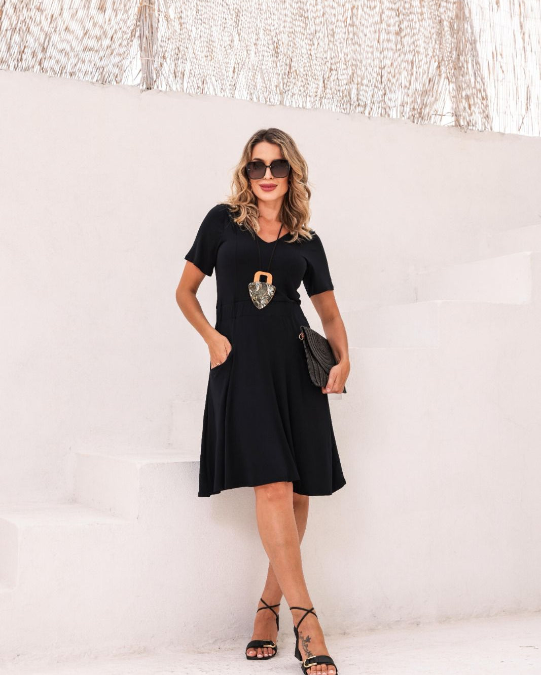 Vestido Maresia - Preto