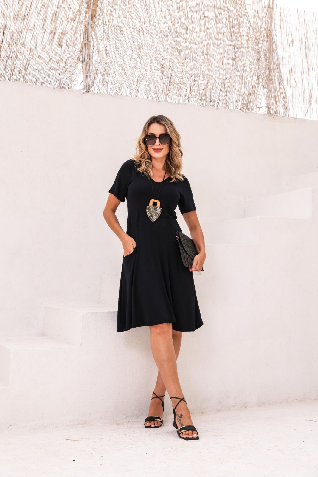 Vestido Maresia - Preto