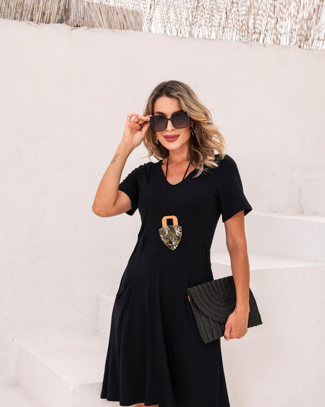 Vestido Maresia - Preto