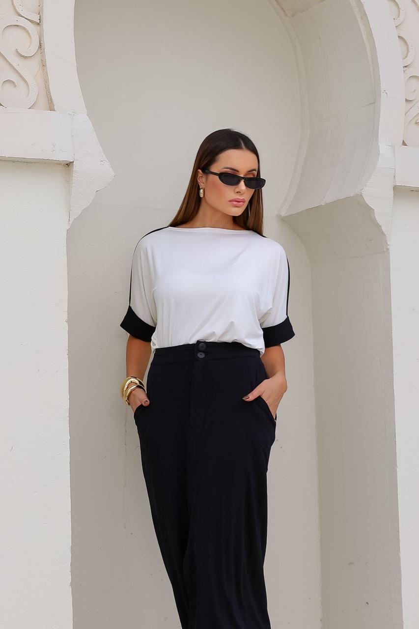 Conjunto Marquise - Preto/Off