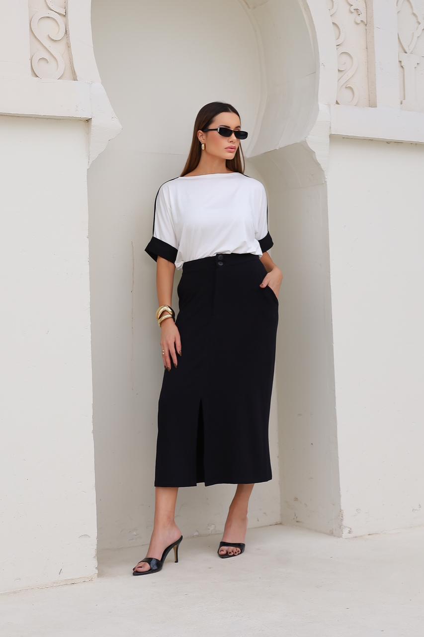 Conjunto Marquise - Preto/Off