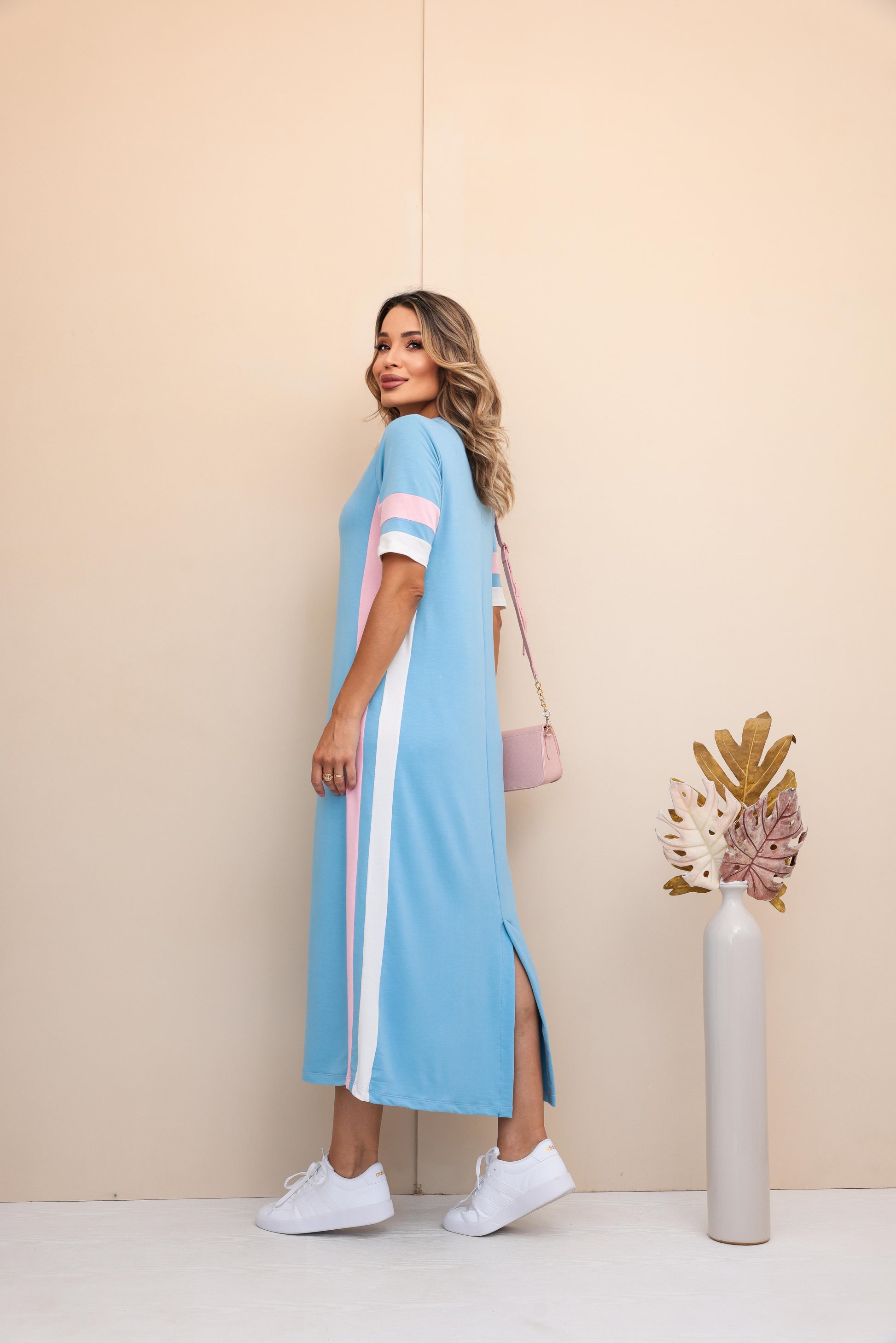 Vestido Mavie - Azul Maris