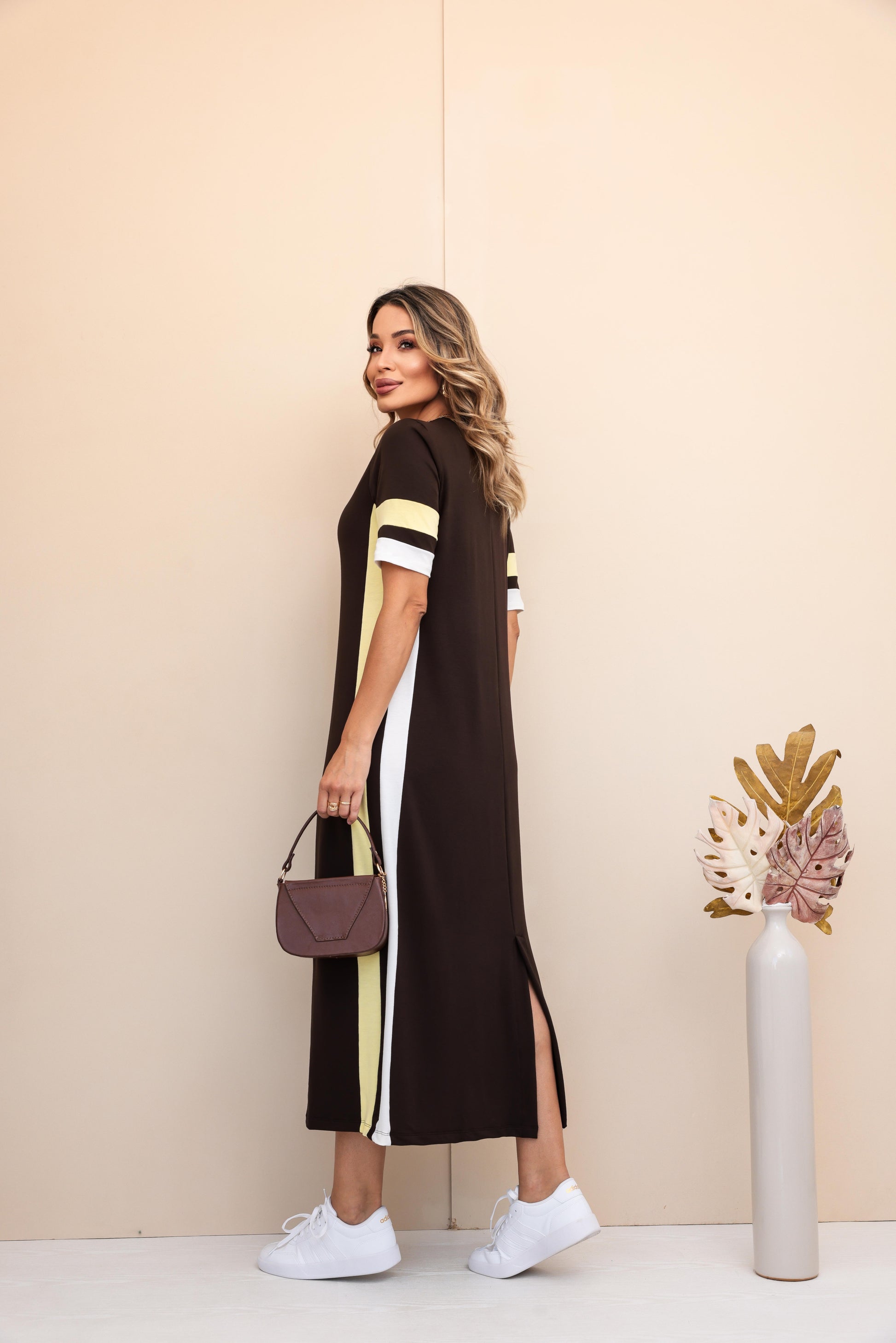 Vestido Mavie - Marrom