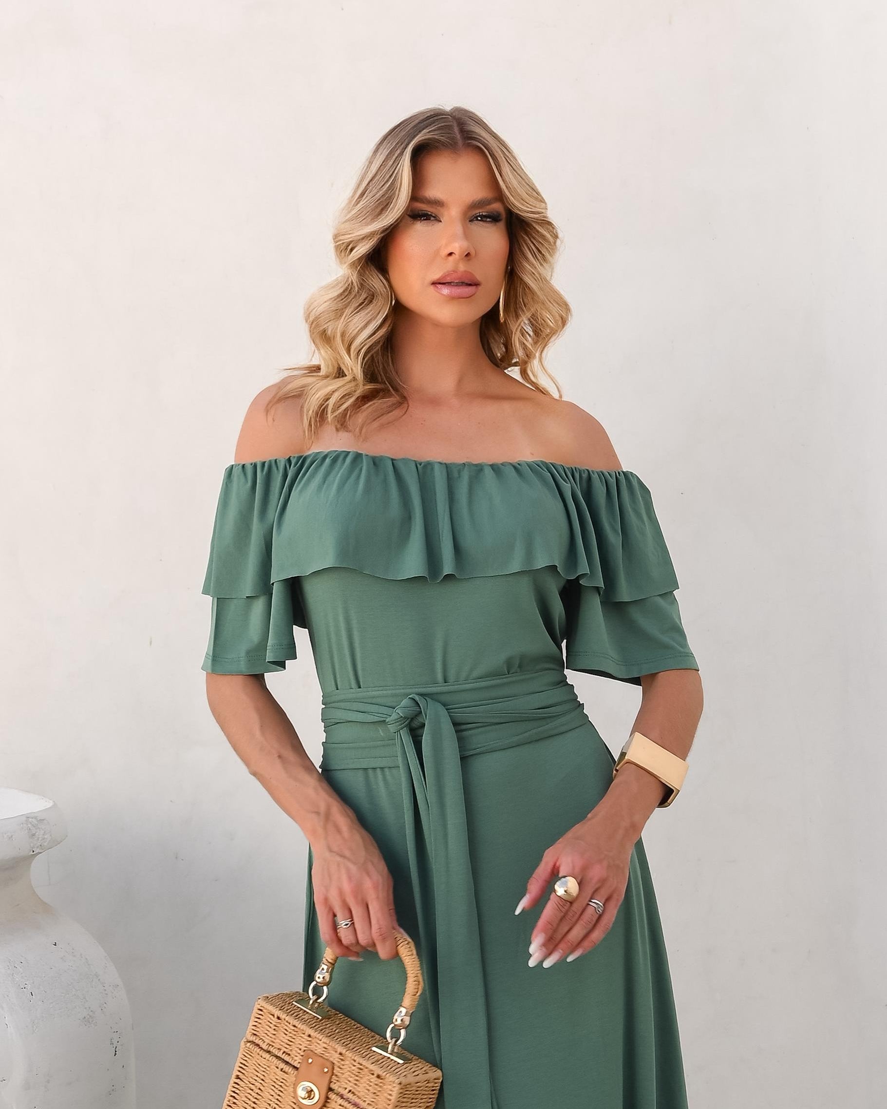 Vestido Merch - Verde