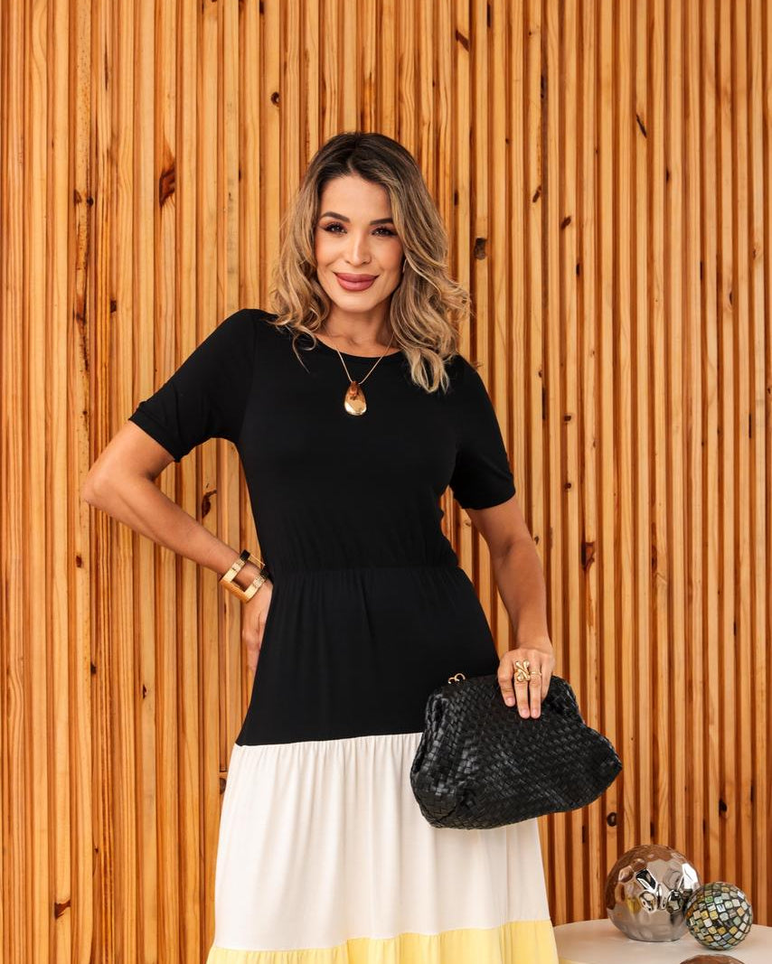 Vestido Napolitana - Preto