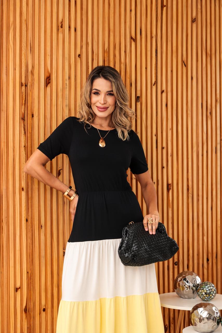 Vestido Napolitana - Preto