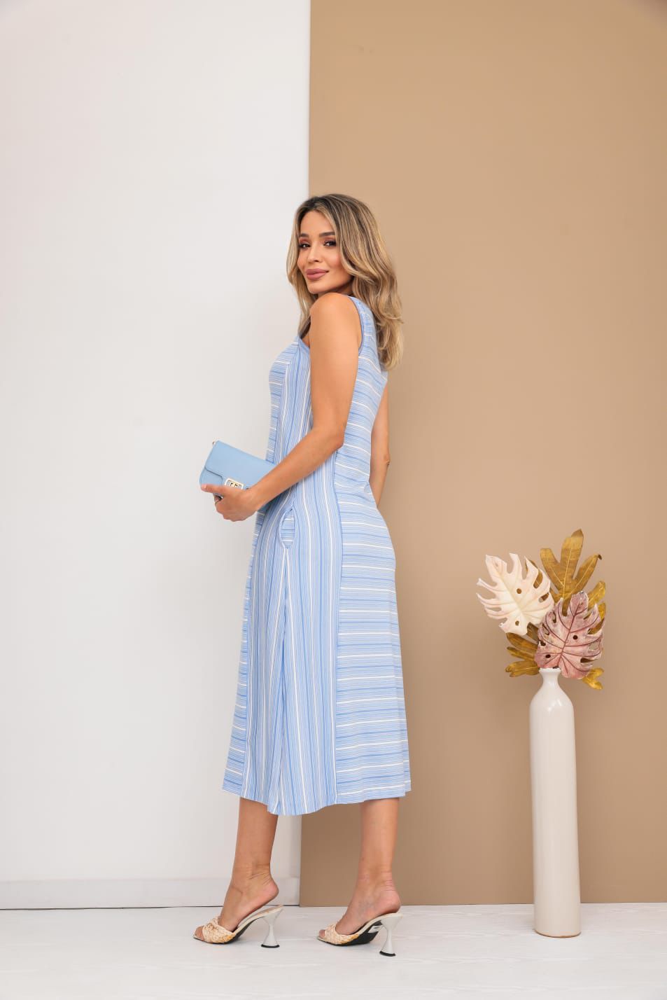 Vestido Náutico Listra - Azul