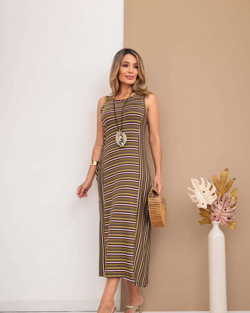 Vestido Náutico Listra - Roxo
