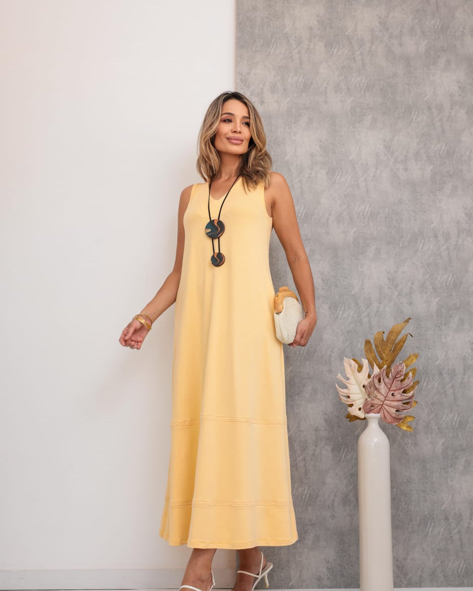 Vestido Nice - Amarelo