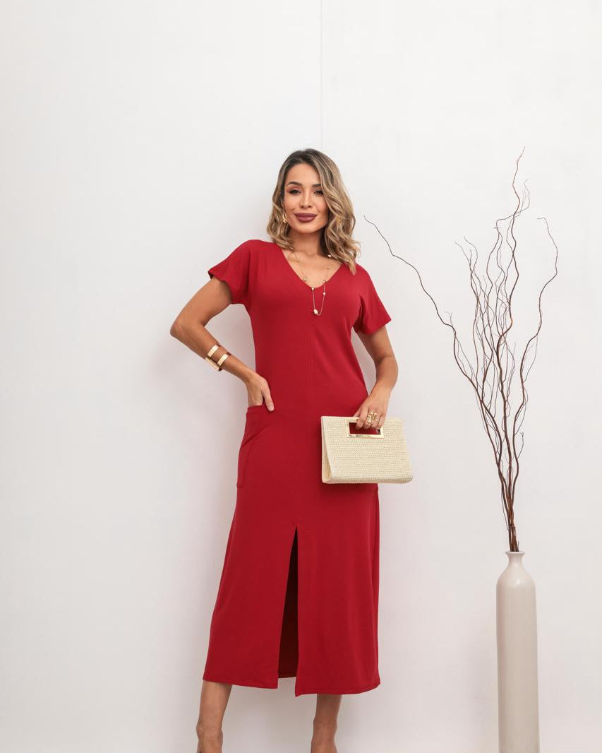 Vestido Paris - Vermelho