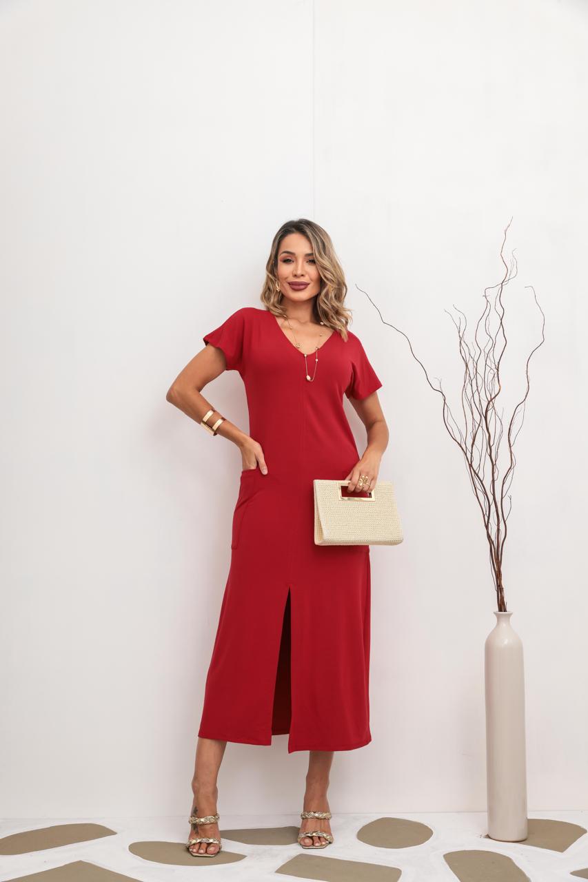 Vestido Paris - Vermelho