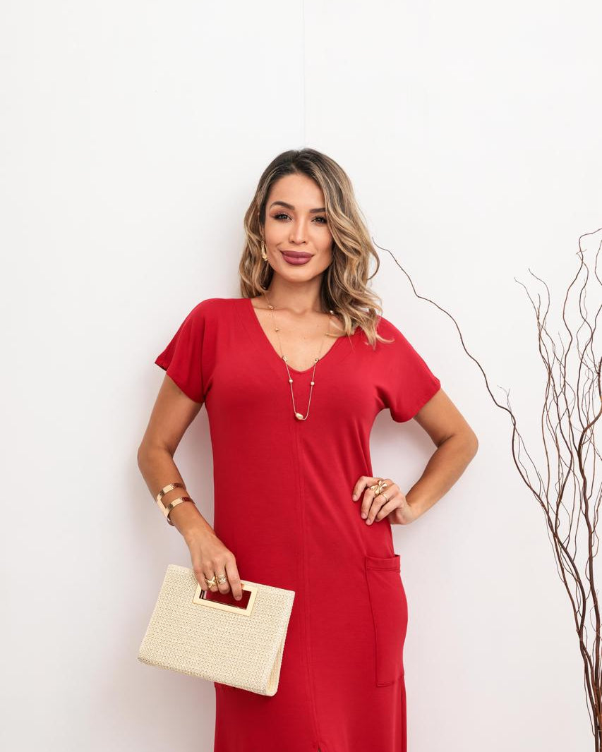 Vestido Paris - Vermelho