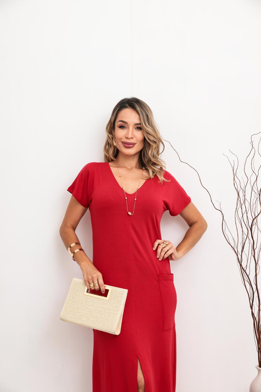 Vestido Paris - Vermelho