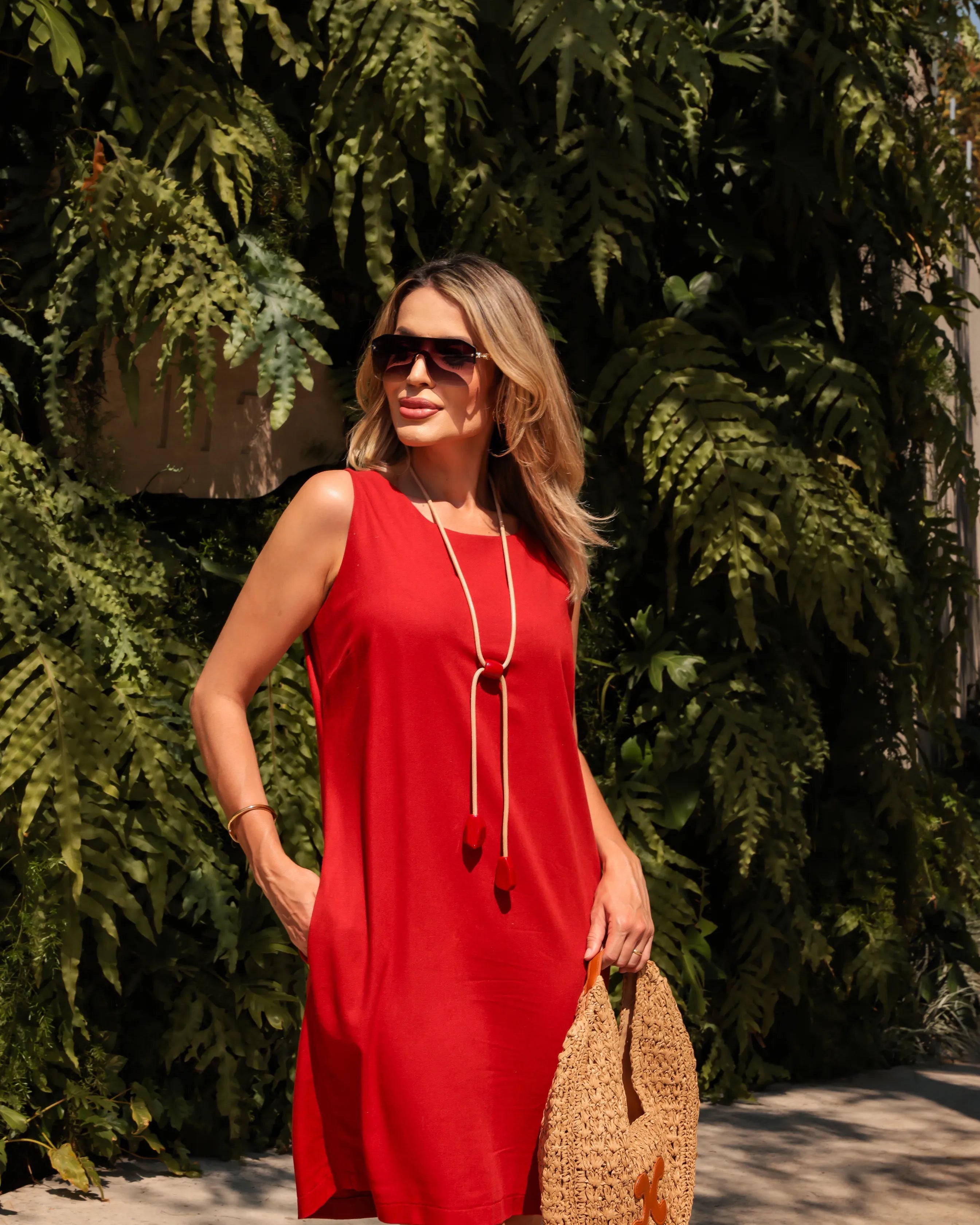 Vestido Pérola - Canela