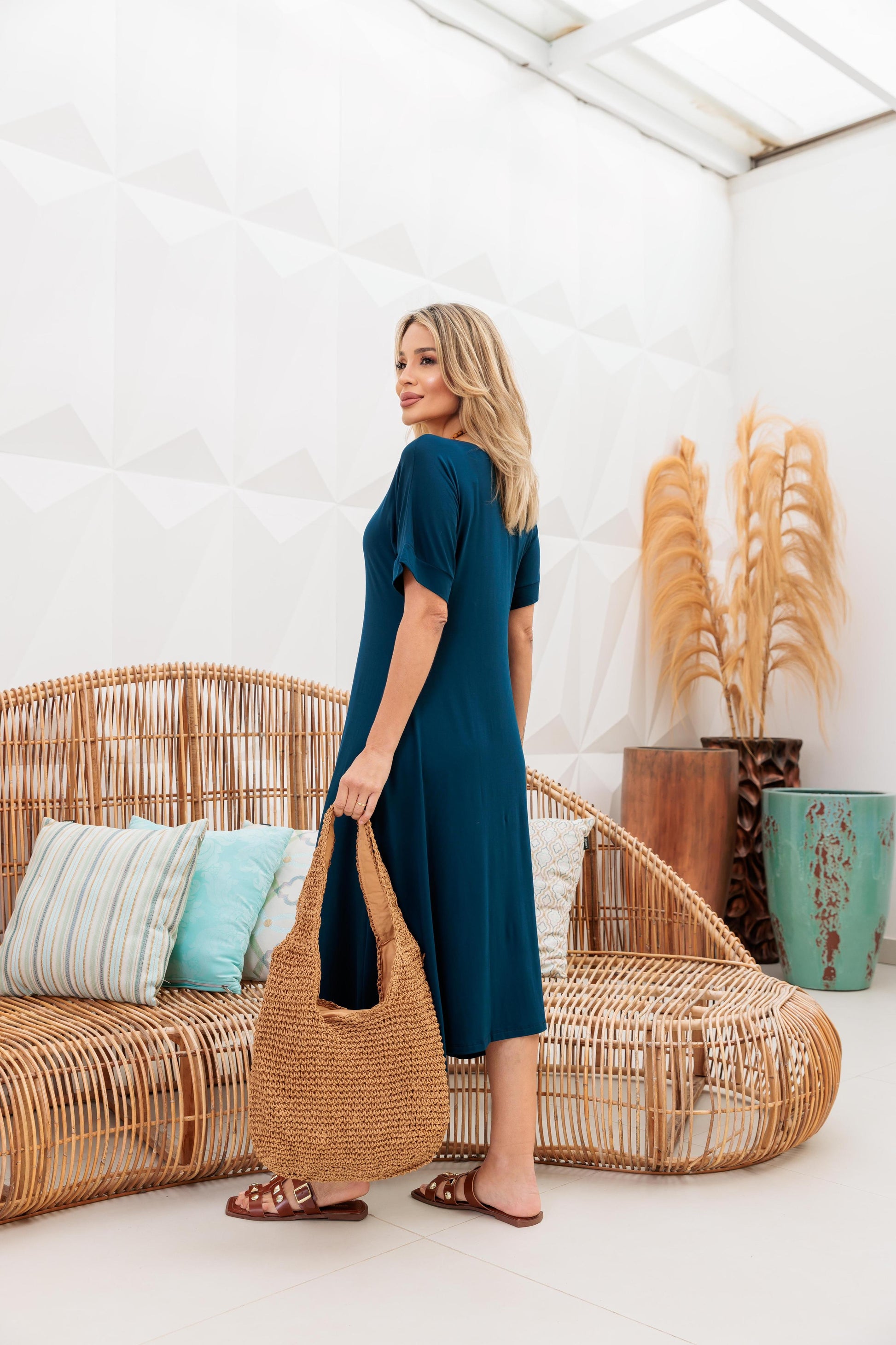 Vestido Sense - Azul Marinho