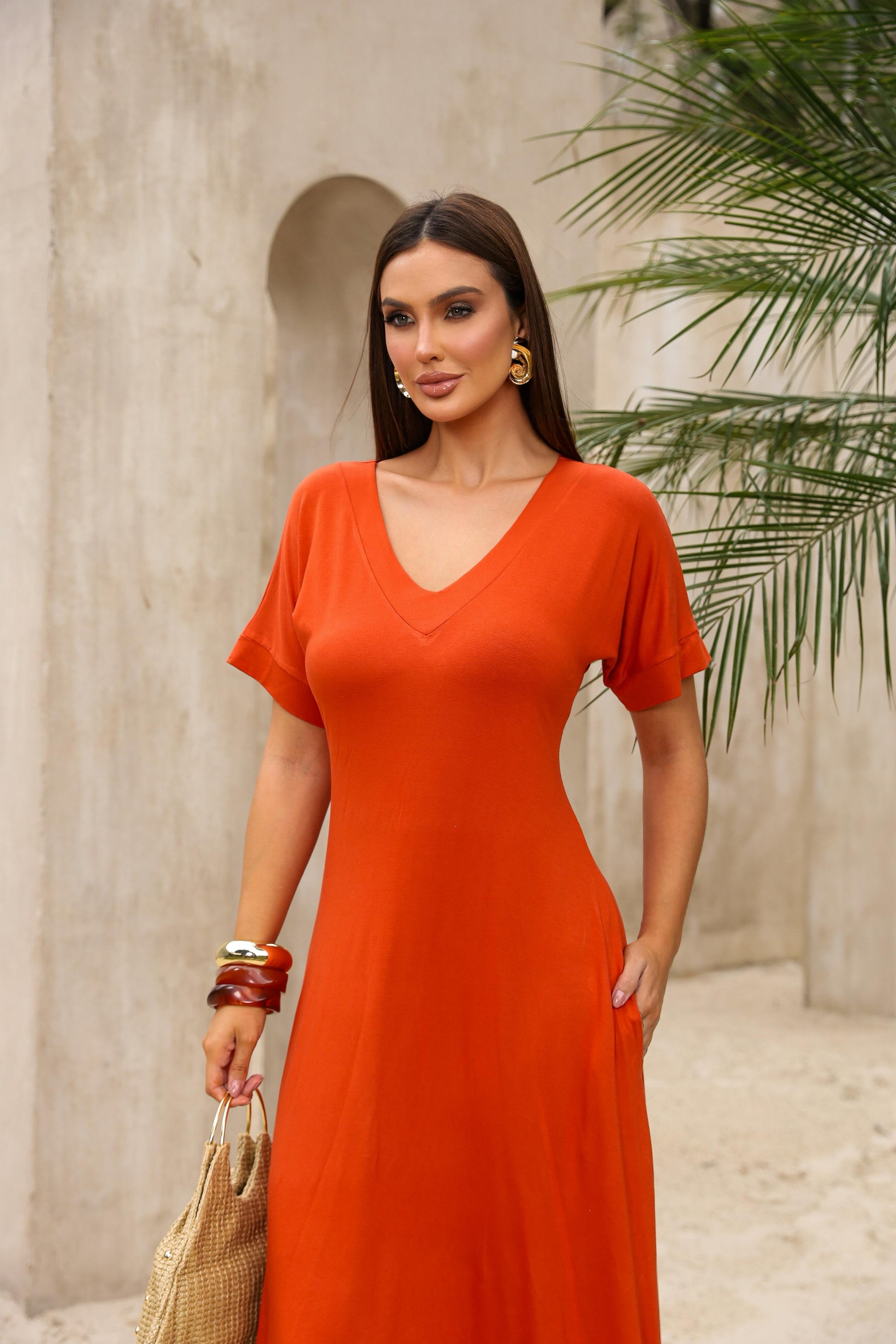 Vestido Sense - Laranja