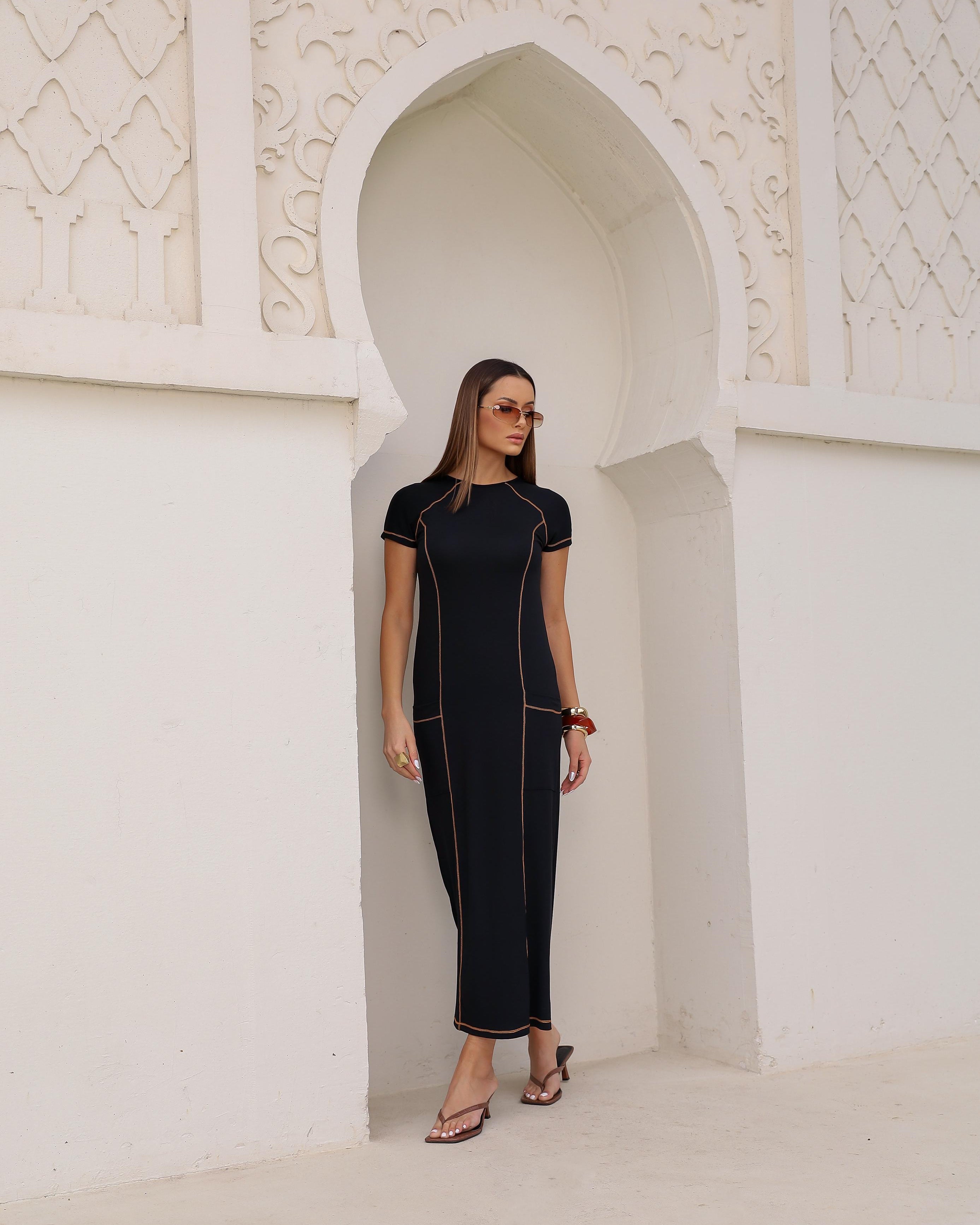 Vestido Sinai - Preto