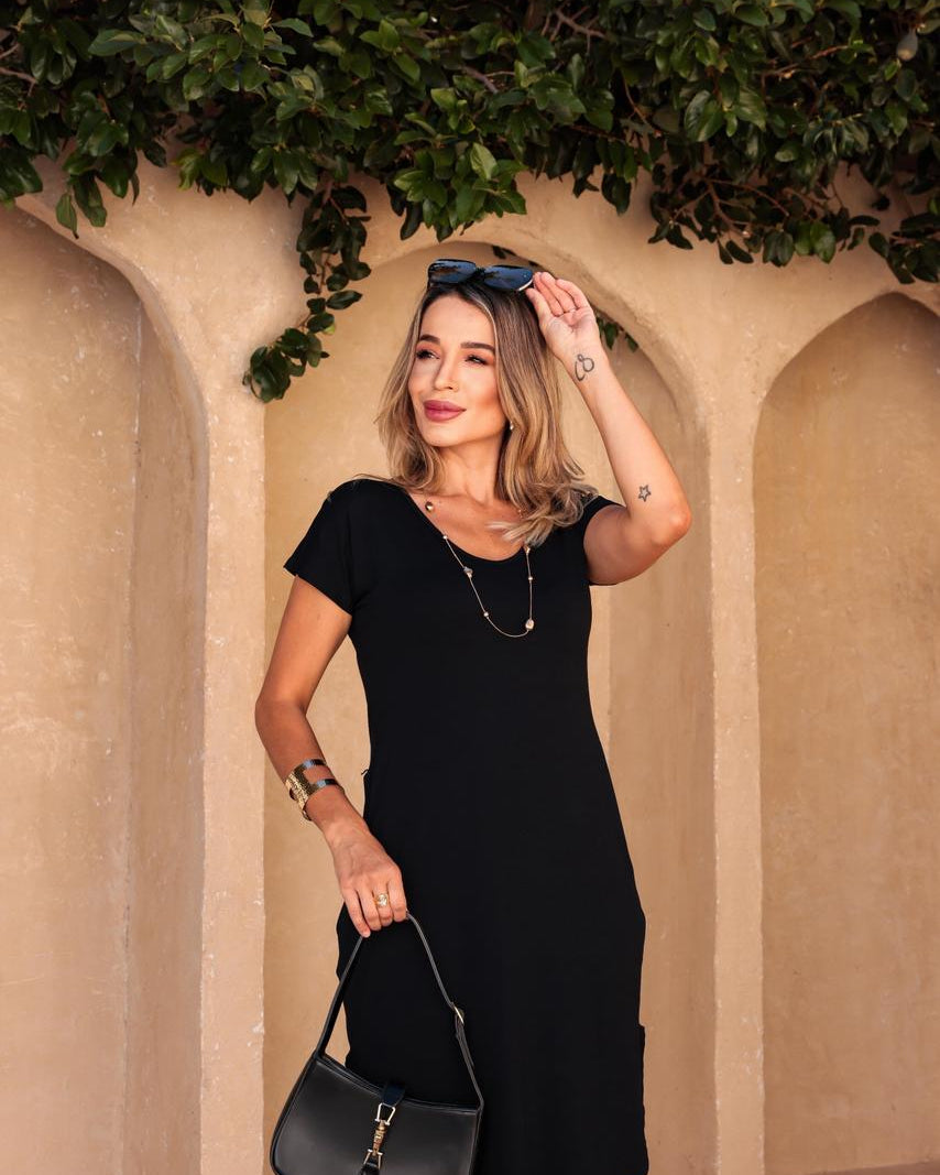 Vestido Sol - Preto