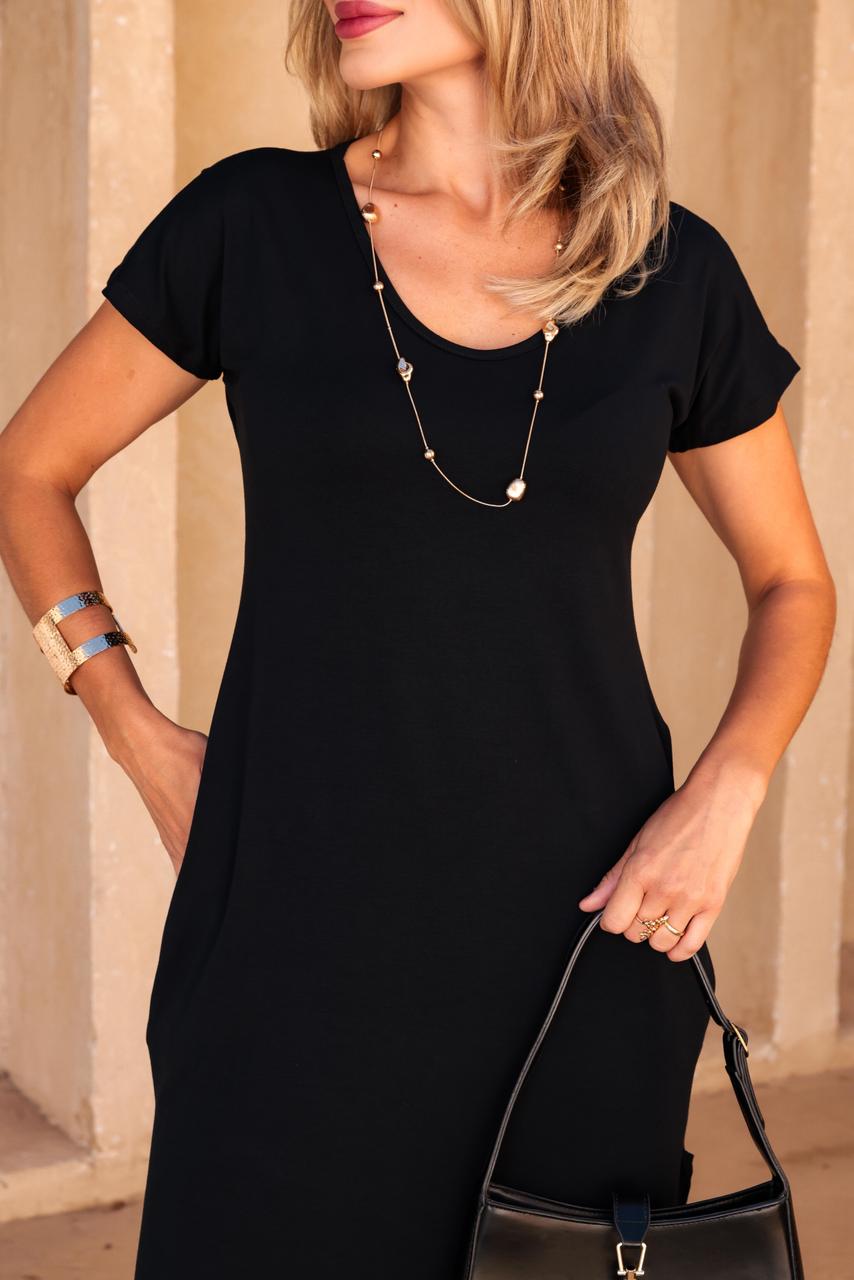 Vestido Sol - Preto