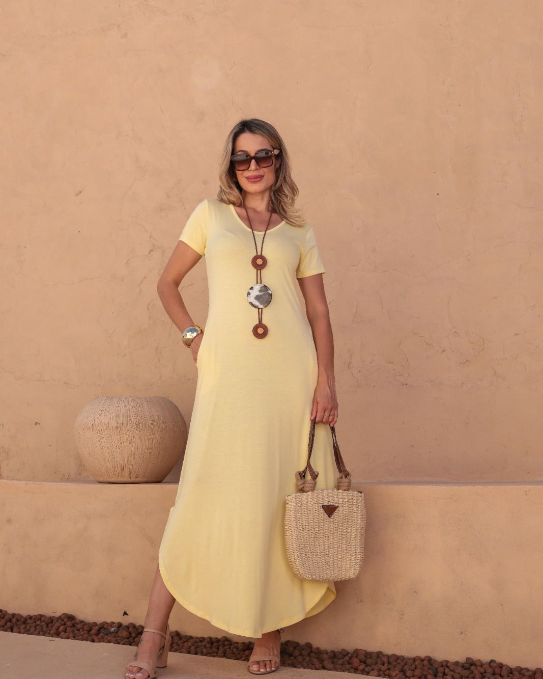 Vestido Solare - Amarelo