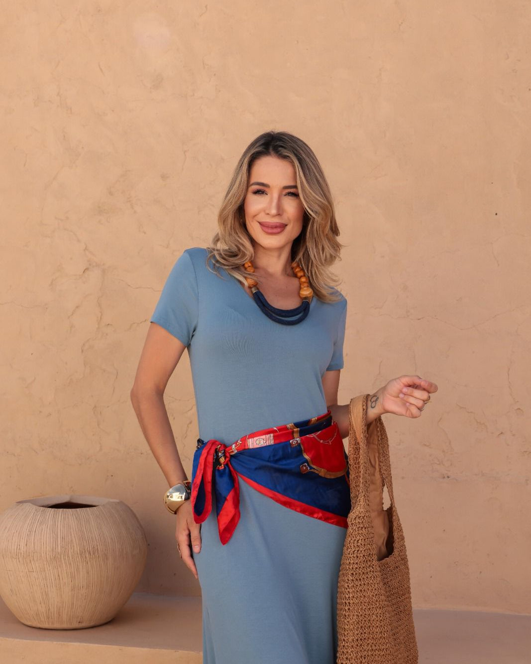 Vestido Solare - Azul Jeans