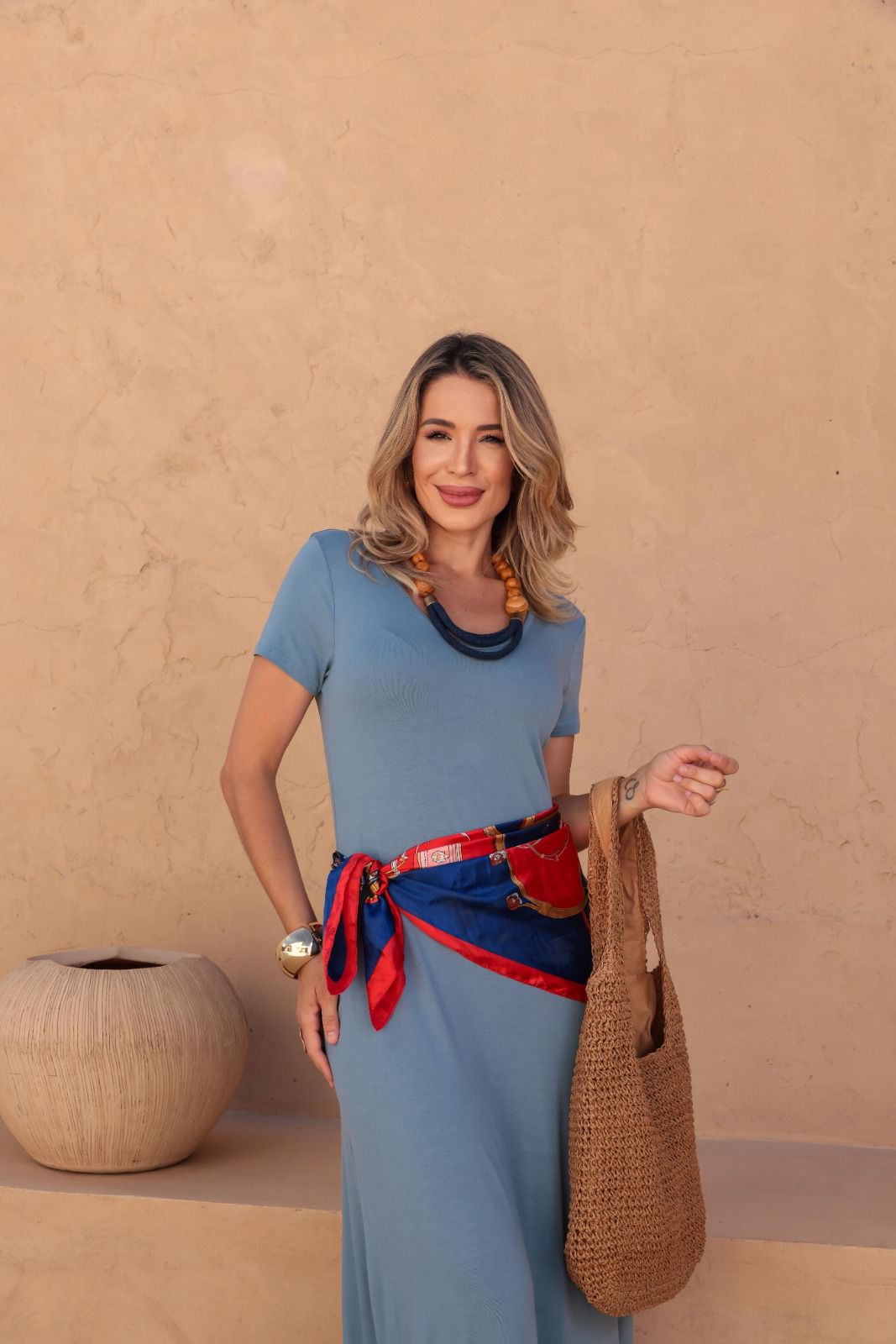 Vestido Solare - Azul Jeans