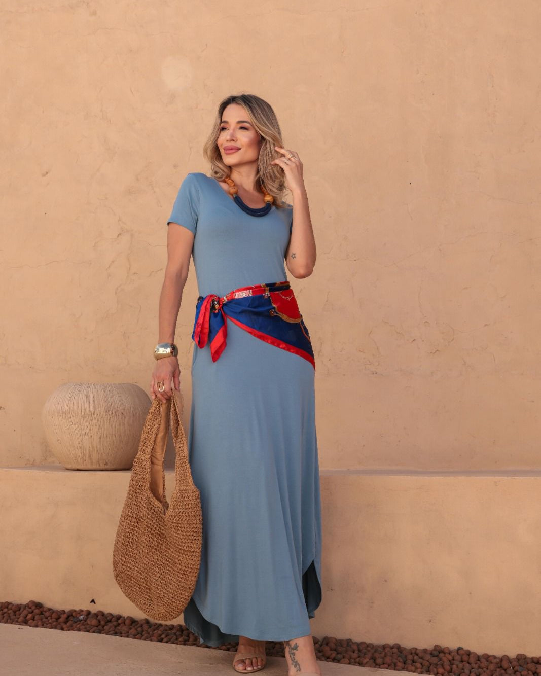 Vestido Solare - Azul Jeans