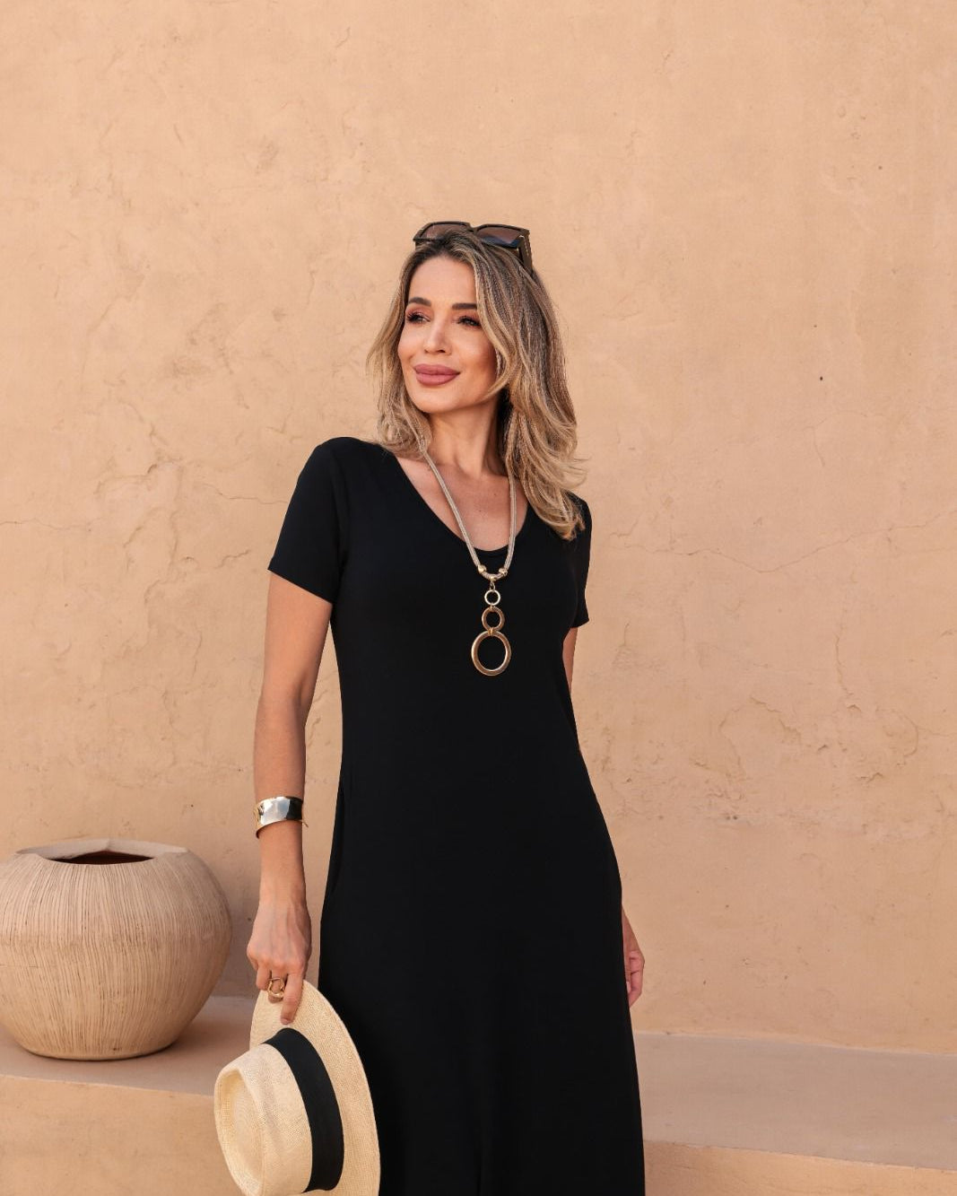 Vestido Solare - Preto