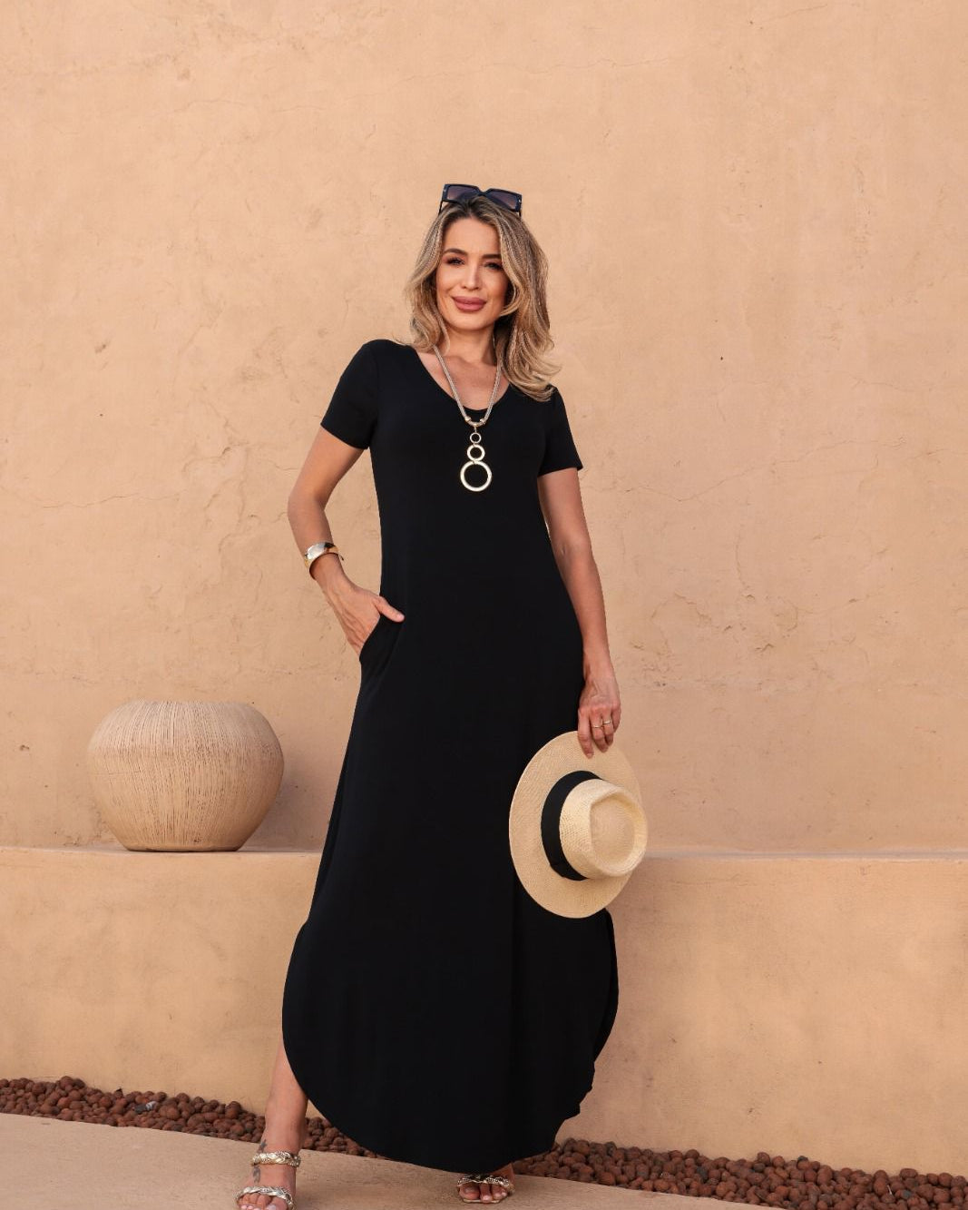 Vestido Solare - Preto