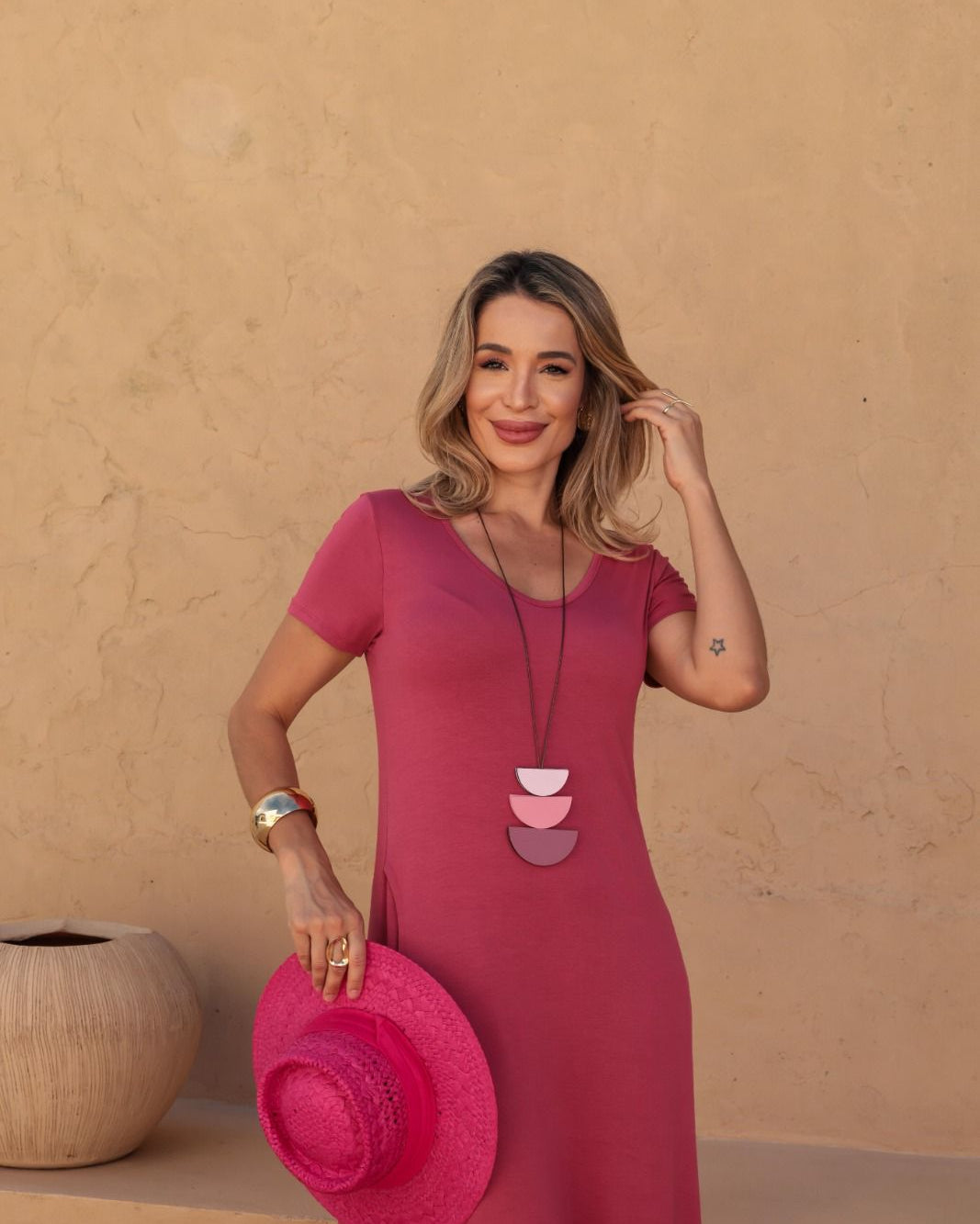 Vestido Solare - Rosa