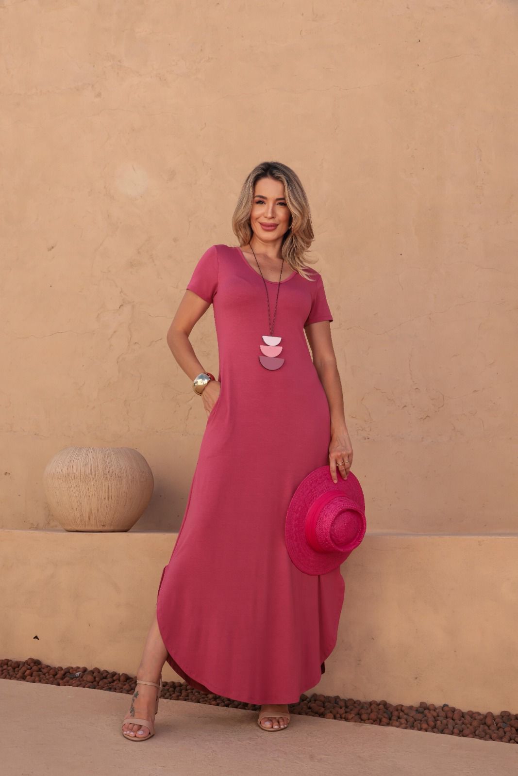 Vestido Solare - Rosa