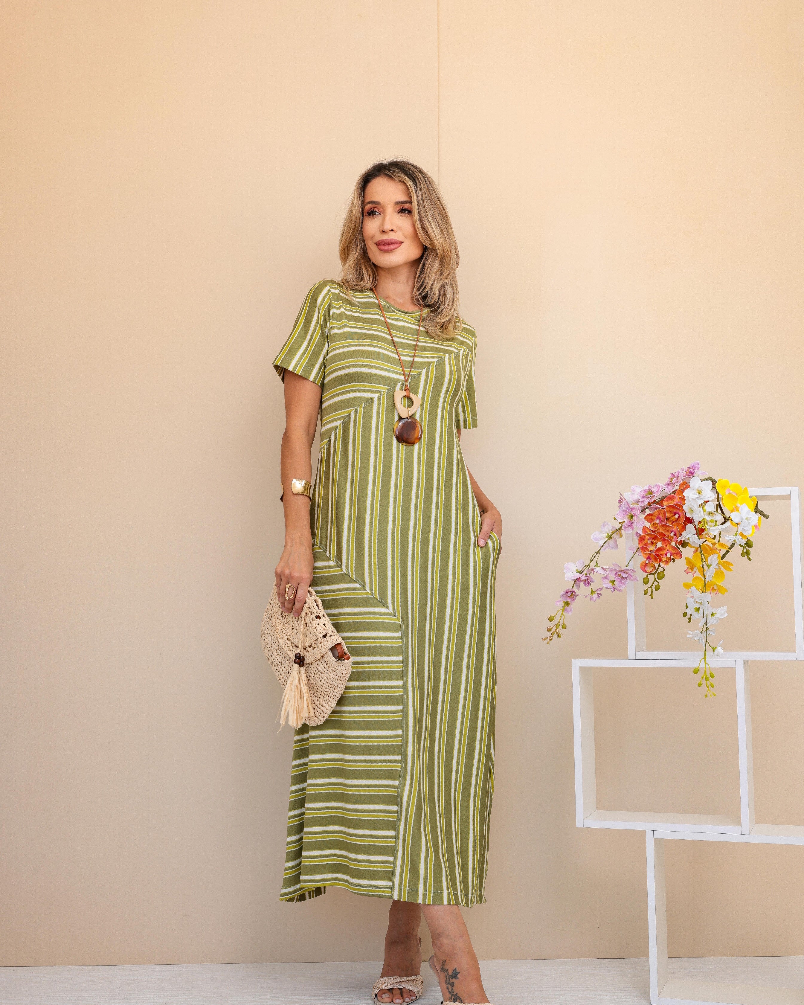 Vestido Toscana - Verde