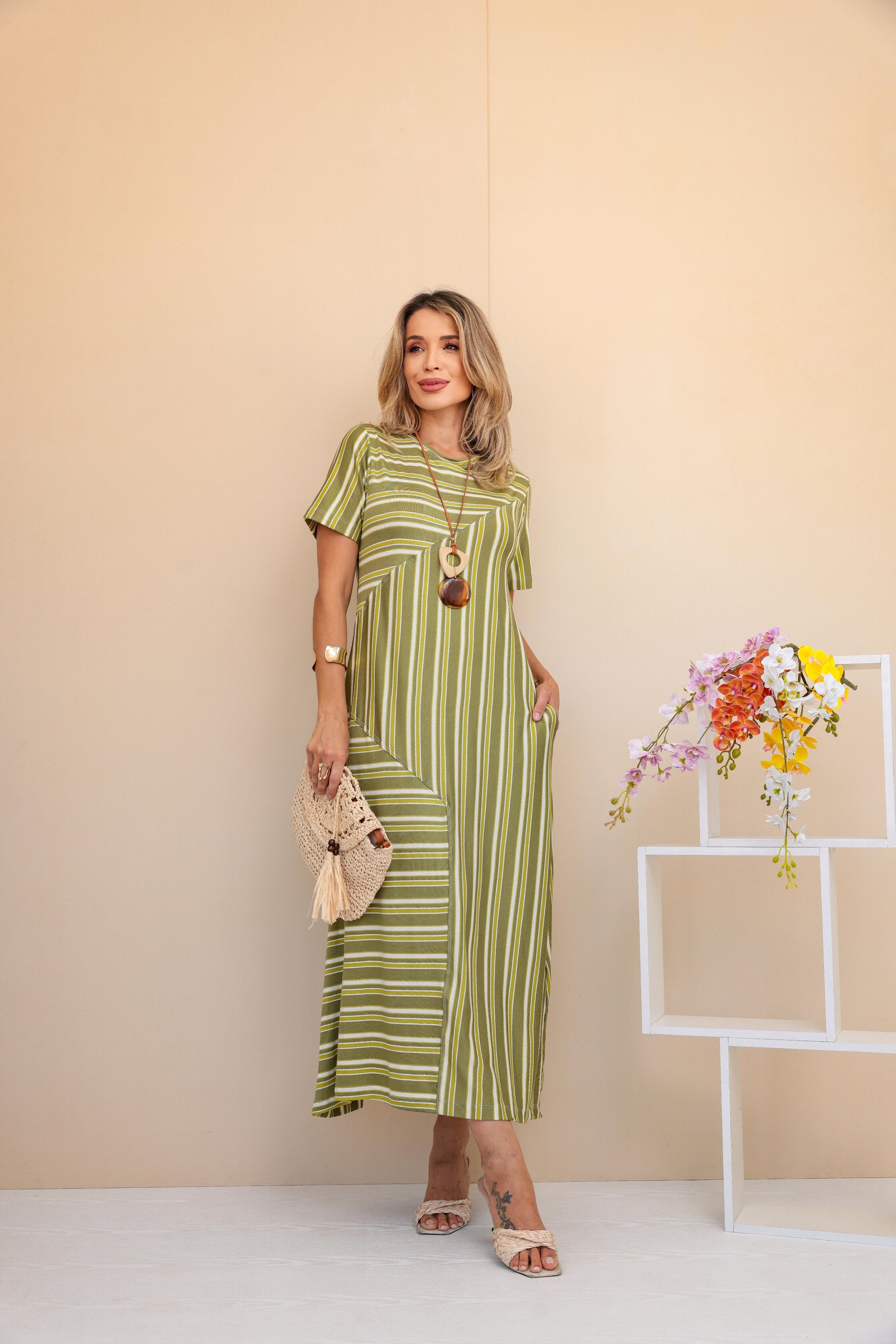 Vestido Toscana - Verde