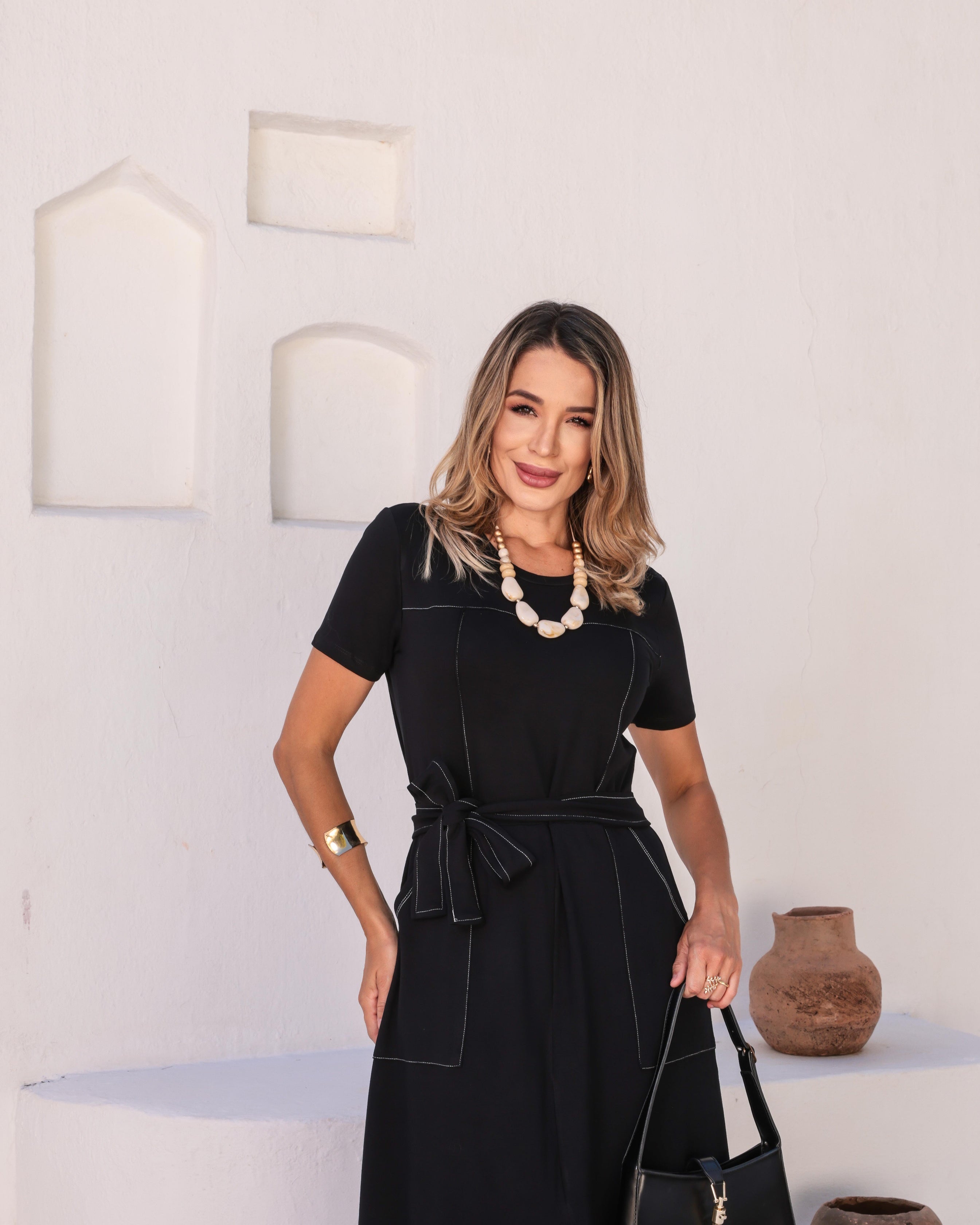 Vestido Viena - Preto