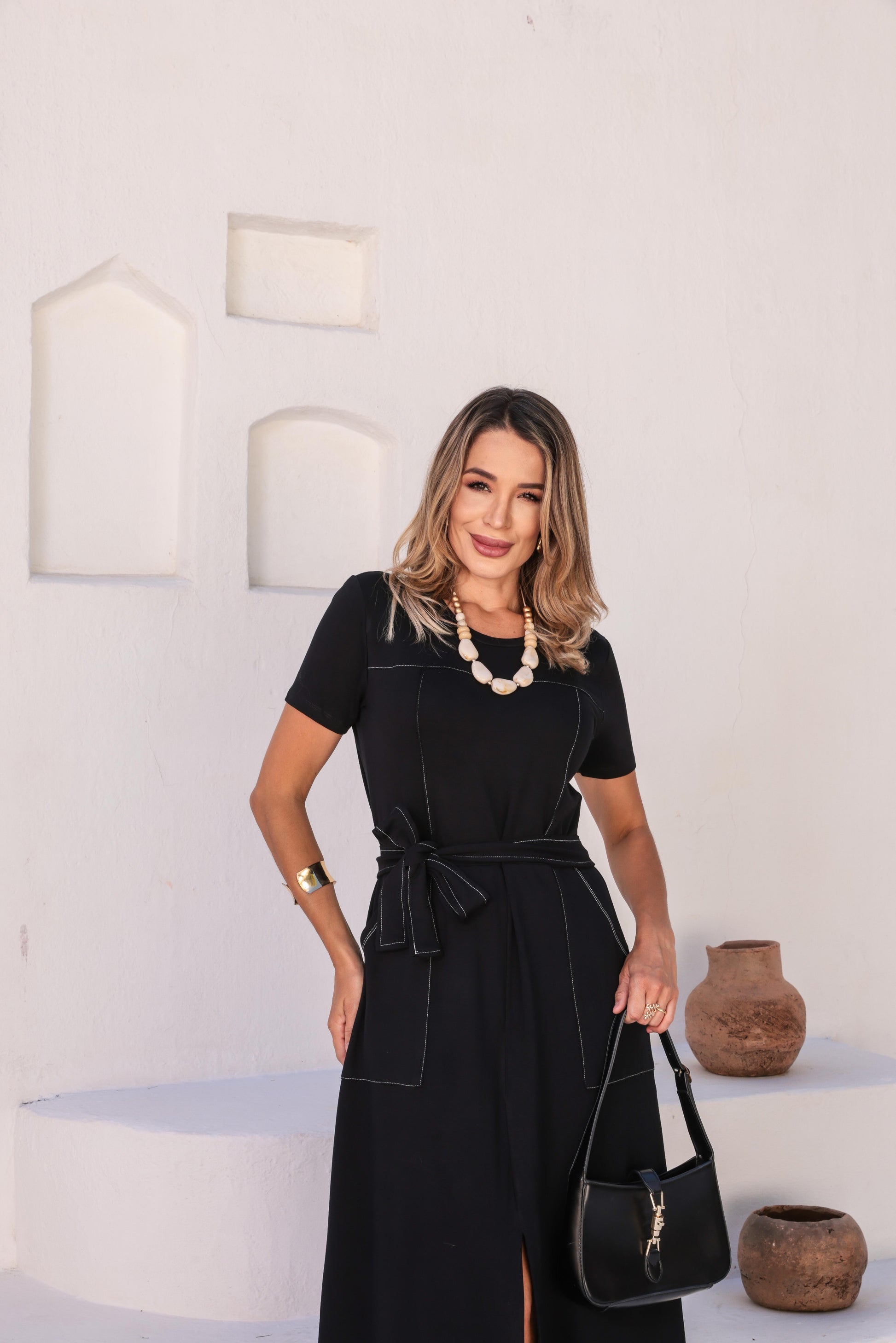 Vestido Viena - Preto