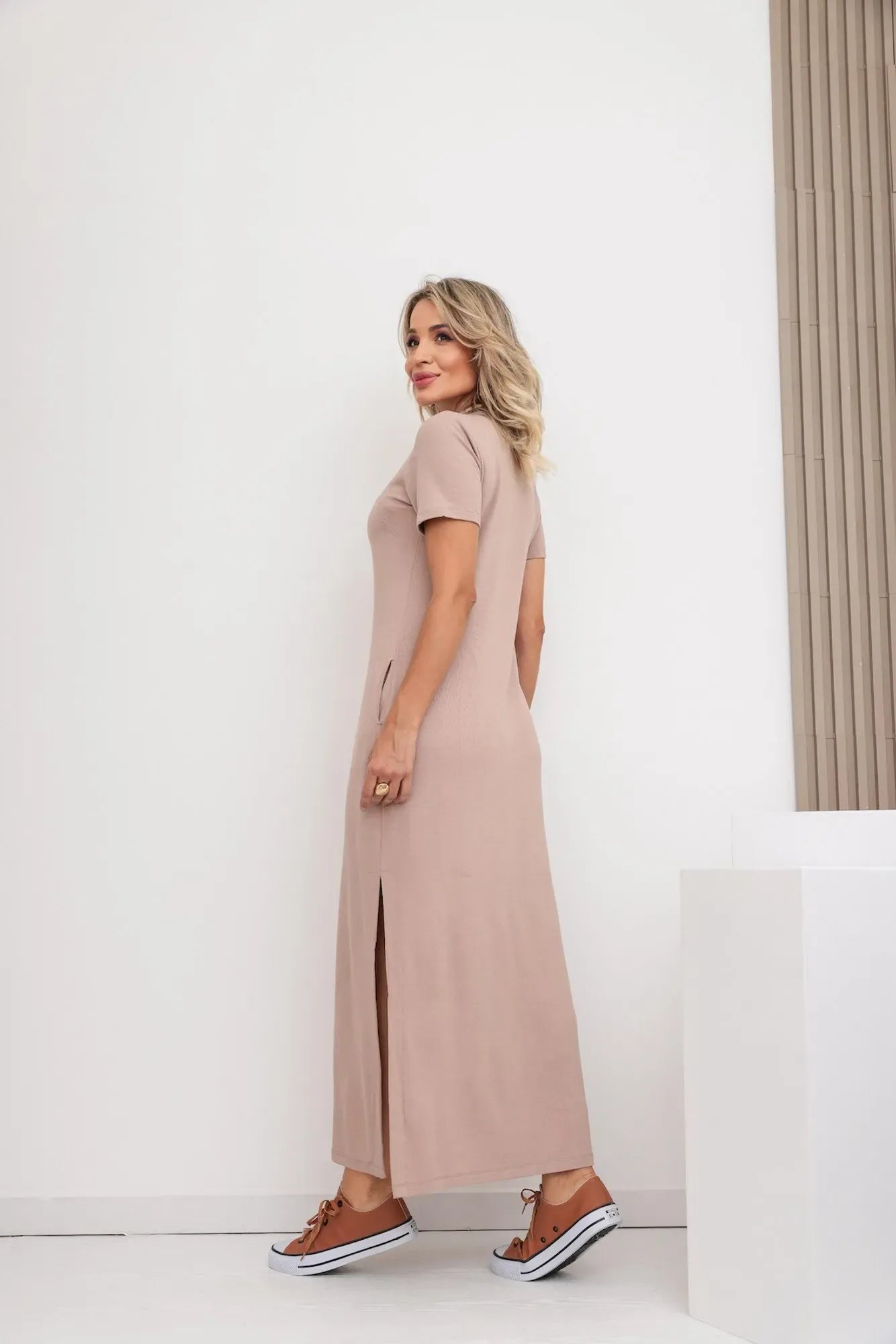 Vestido Itália - Bege