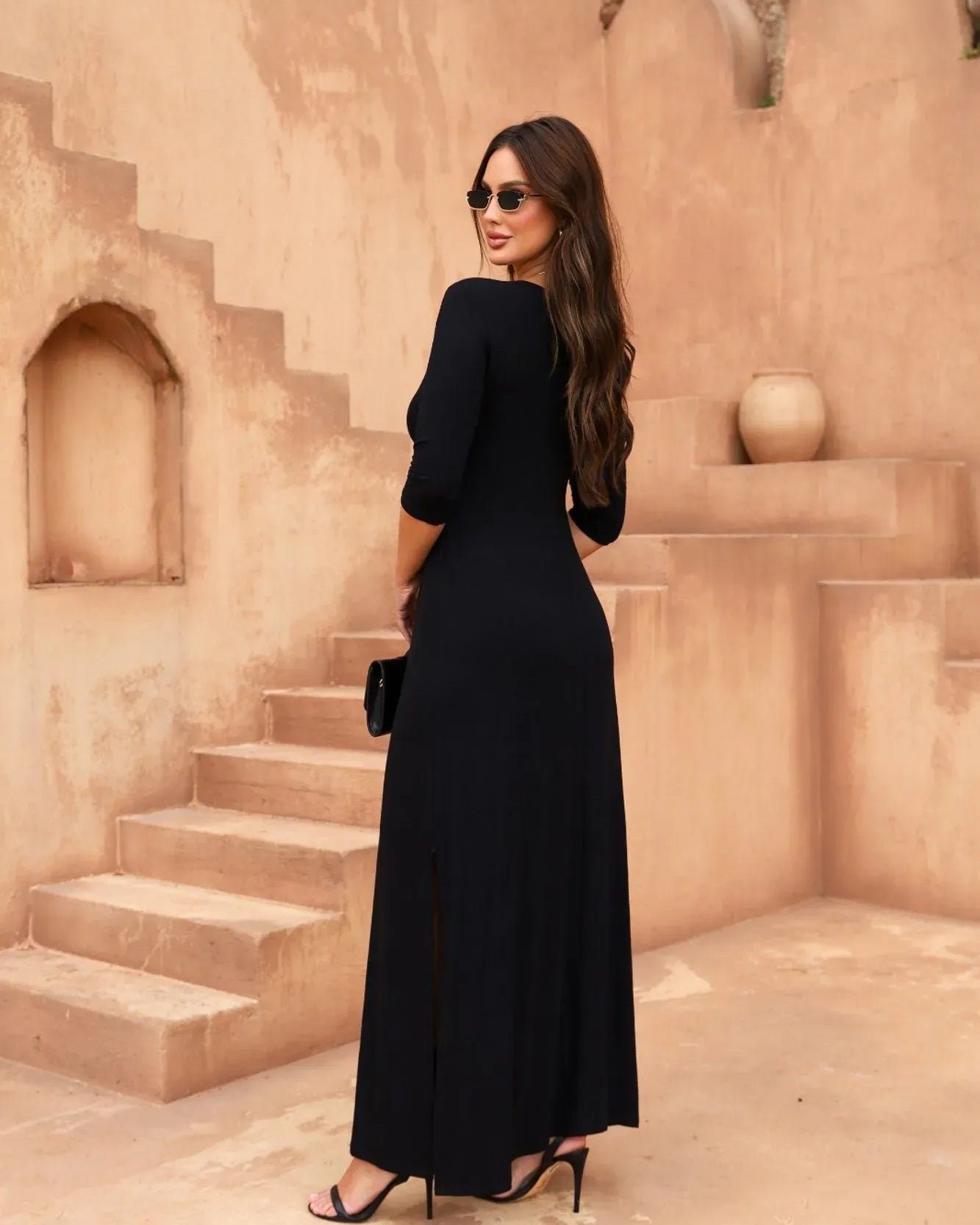 Vestido Safari - Preto